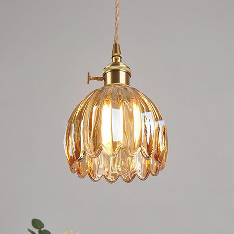 Scandinavische Glazen Hanglamp in Meerdere Kleuren