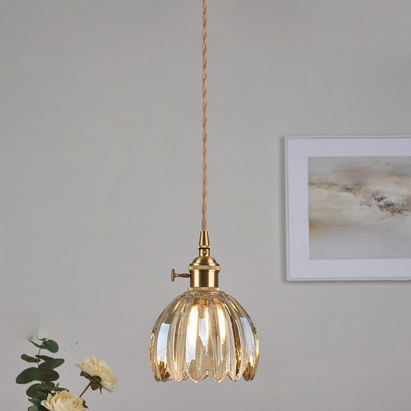 Scandinavische Glazen Hanglamp in Meerdere Kleuren