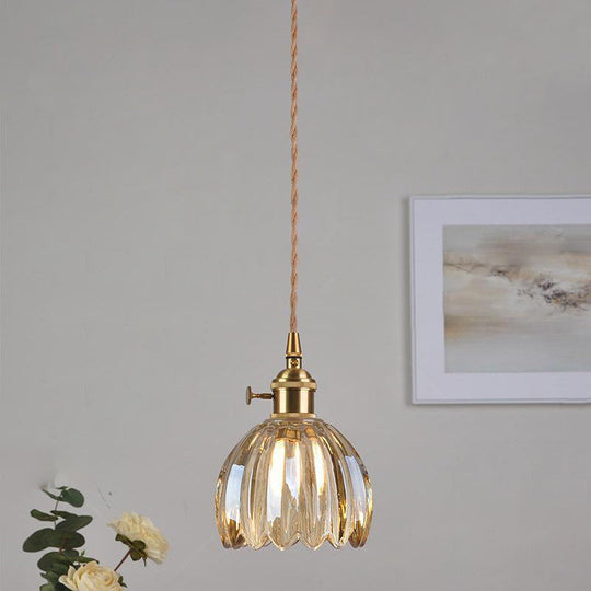Scandinavische Glazen Hanglamp in Meerdere Kleuren