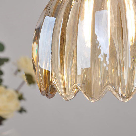 Scandinavische Glazen Hanglamp in Meerdere Kleuren