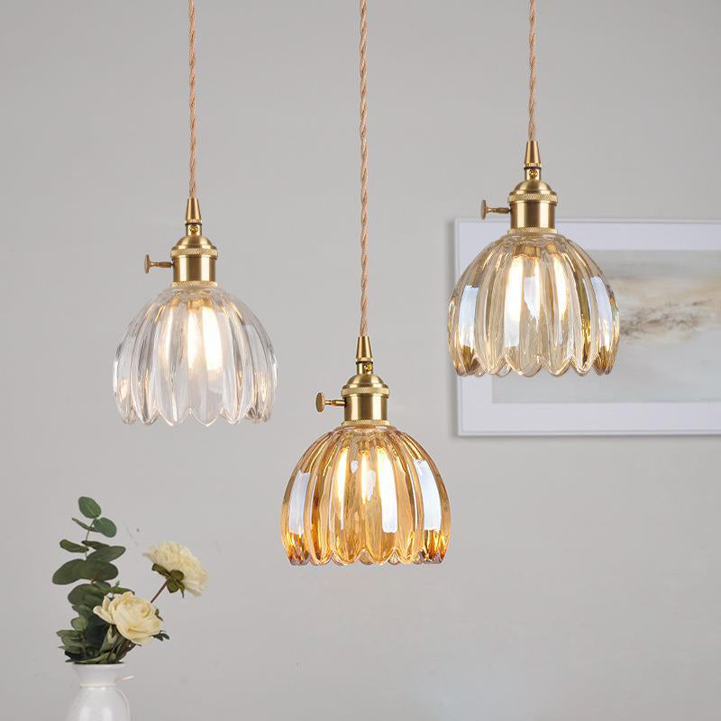Scandinavische Glazen Hanglamp in Meerdere Kleuren