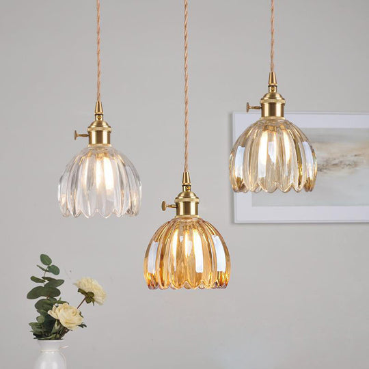 Scandinavische Glazen Hanglamp in Meerdere Kleuren