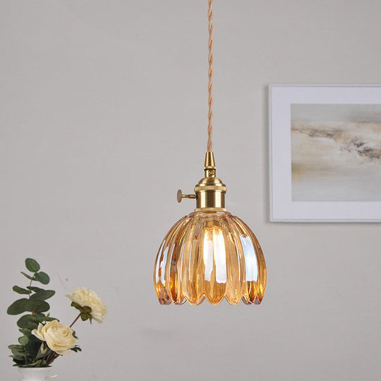Scandinavische Glazen Hanglamp in Meerdere Kleuren