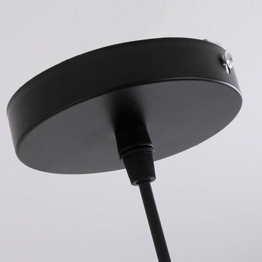 Industriële Rode Hanglamp – IJzeren Design – 1-licht, 3 Maten