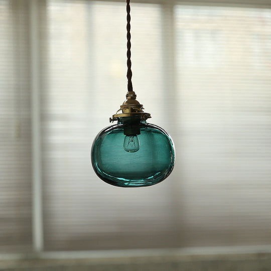 Vintage Koperen Hanglamp – Goud – E26 Fitting