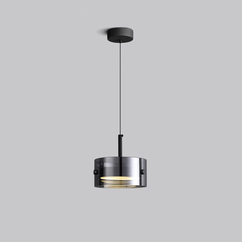 Minimalistische Smoke Gray LED Hanglamp | Moderne 12W Plafondlamp