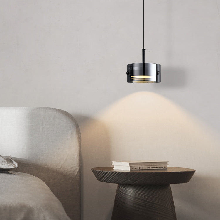 Minimalistische Smoke Gray LED Hanglamp | Moderne 12W Plafondlamp