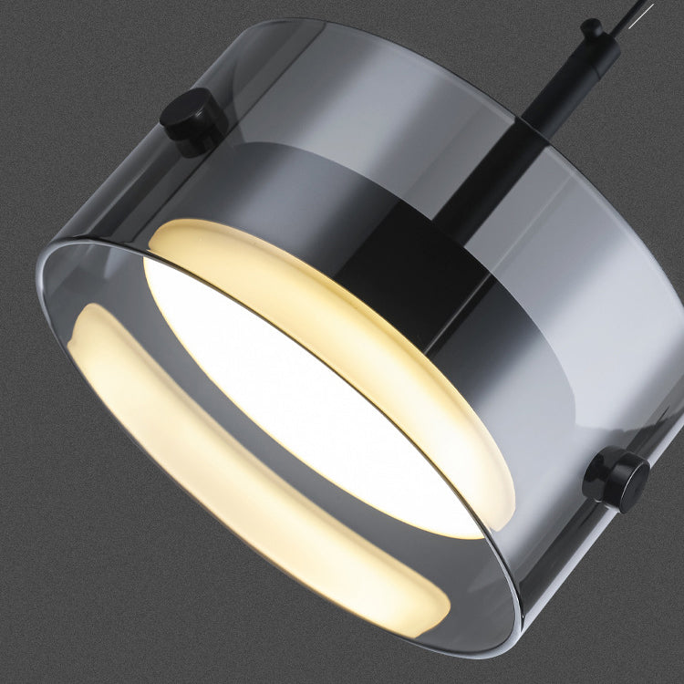 Minimalistische Smoke Gray LED Hanglamp | Moderne 12W Plafondlamp