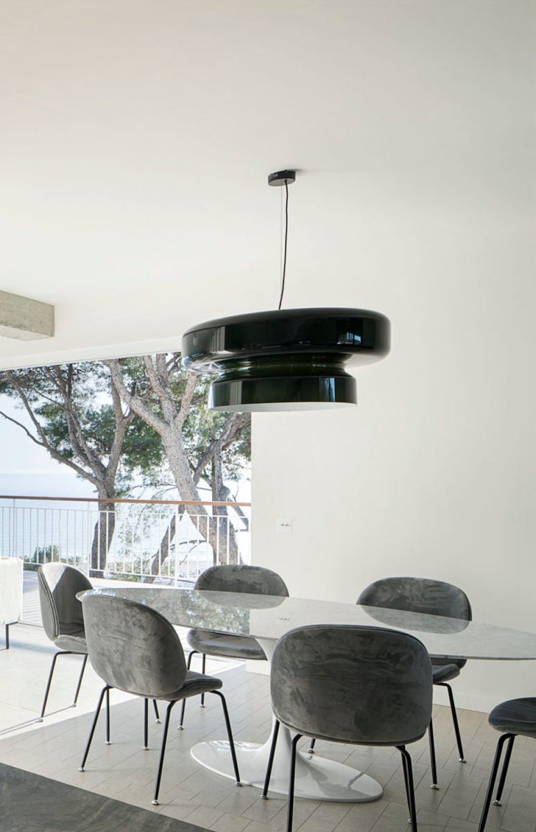 Retro LED Hanglamp van Glas