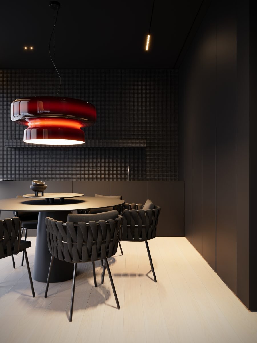 Retro LED Hanglamp van Glas