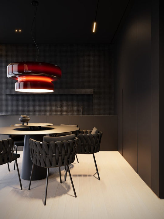 Retro LED Hanglamp van Glas