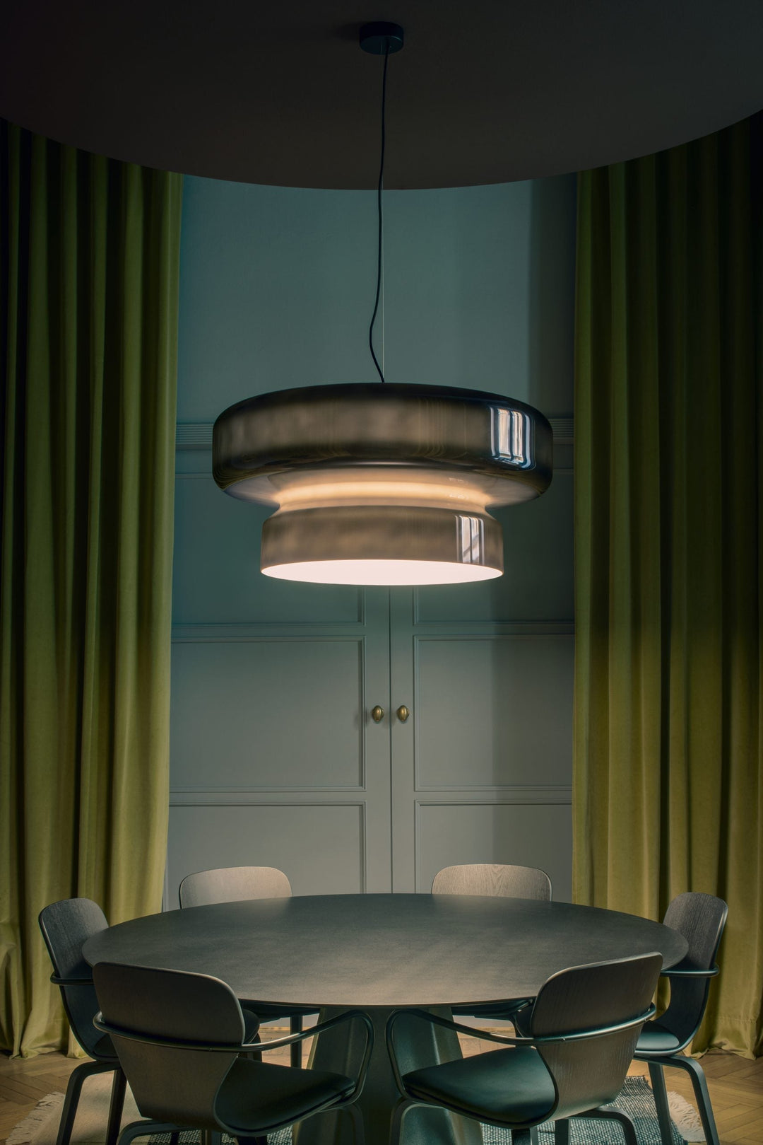Retro LED Hanglamp van Glas