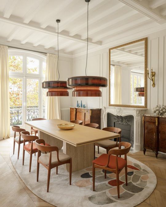 Retro LED Hanglamp van Glas