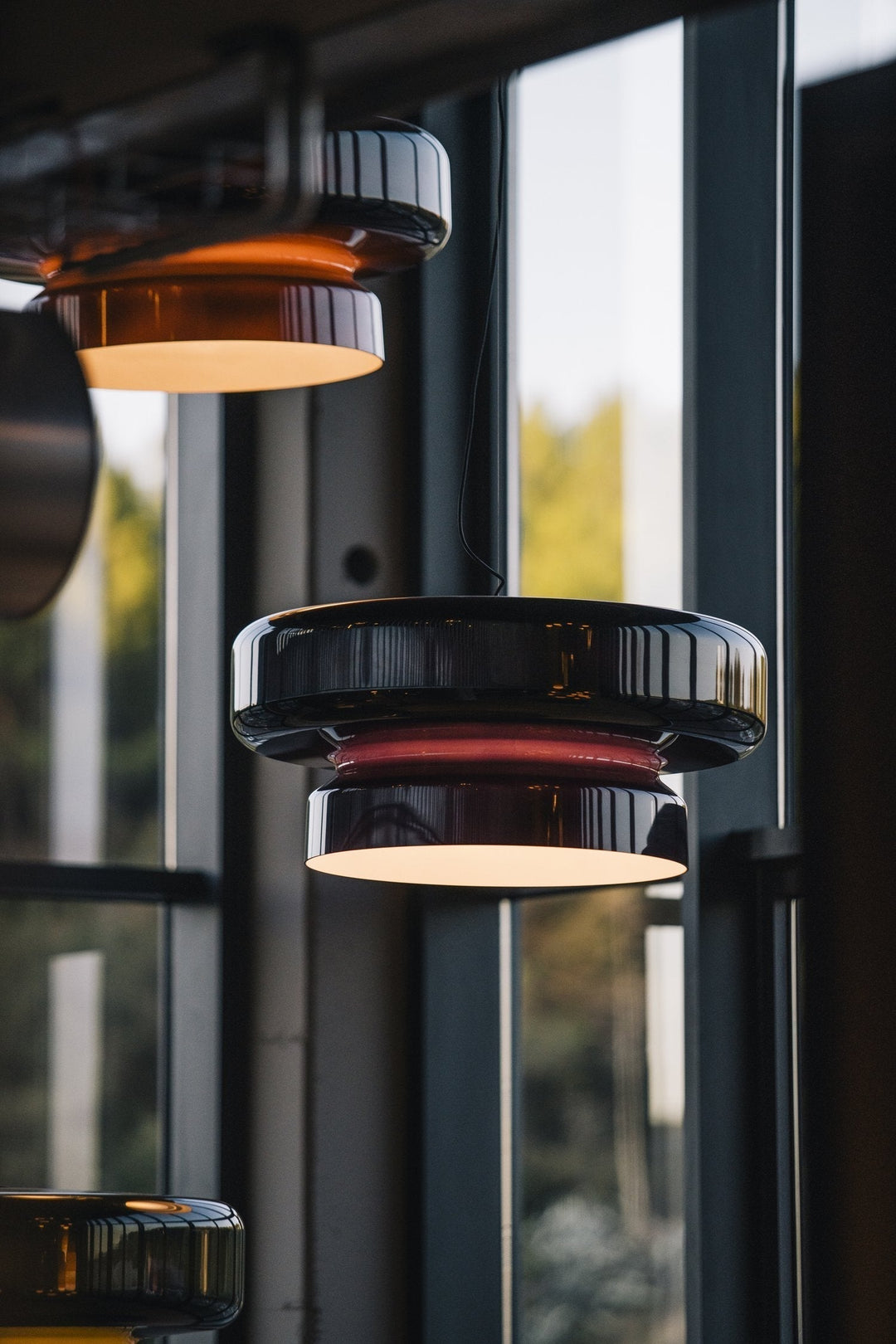 Retro LED Hanglamp van Glas