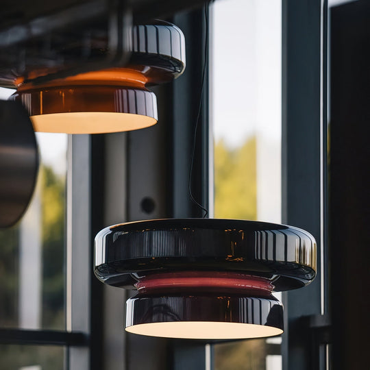 Retro LED Hanglamp van Glas
