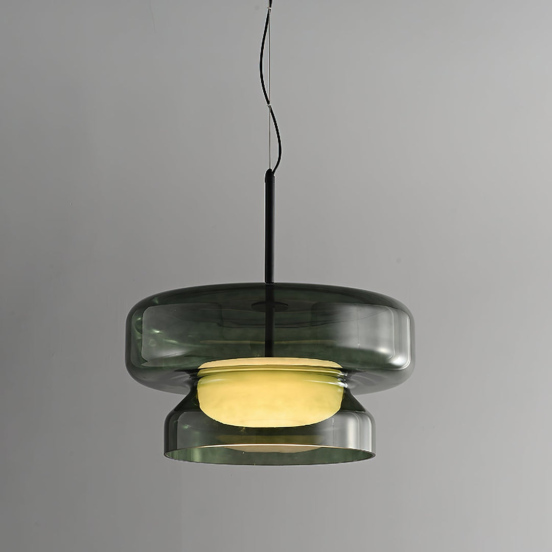 Retro LED Hanglamp van Glas