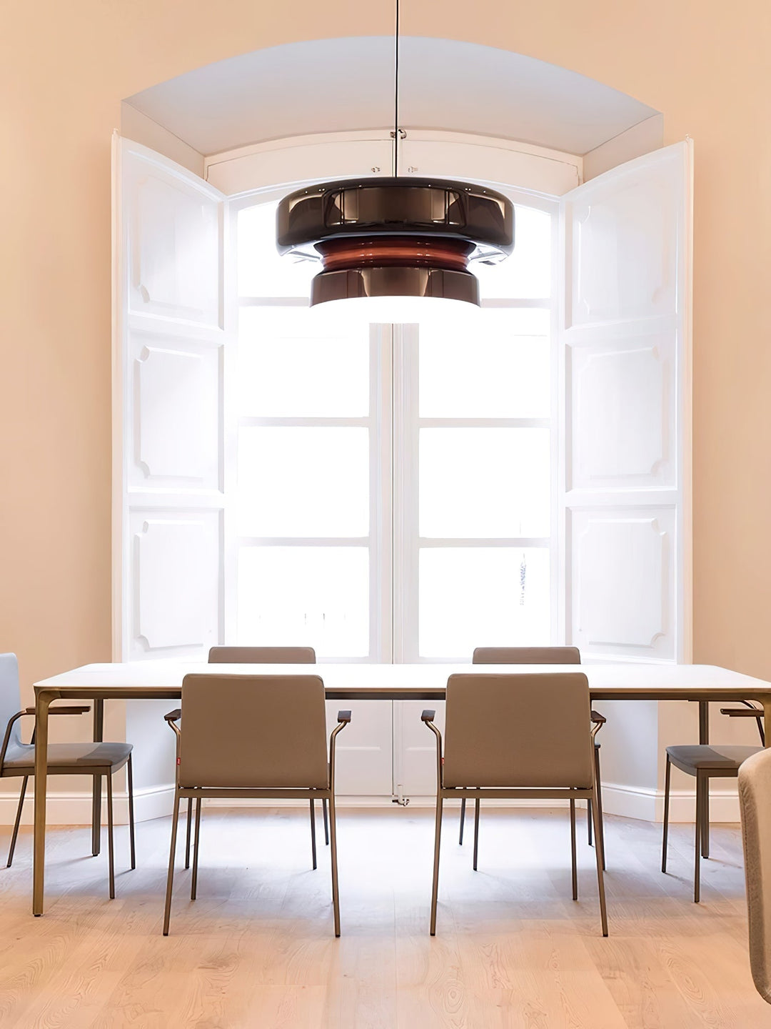Retro LED Hanglamp van Glas