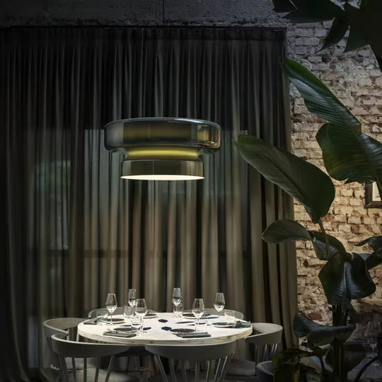 Retro LED Hanglamp van Glas