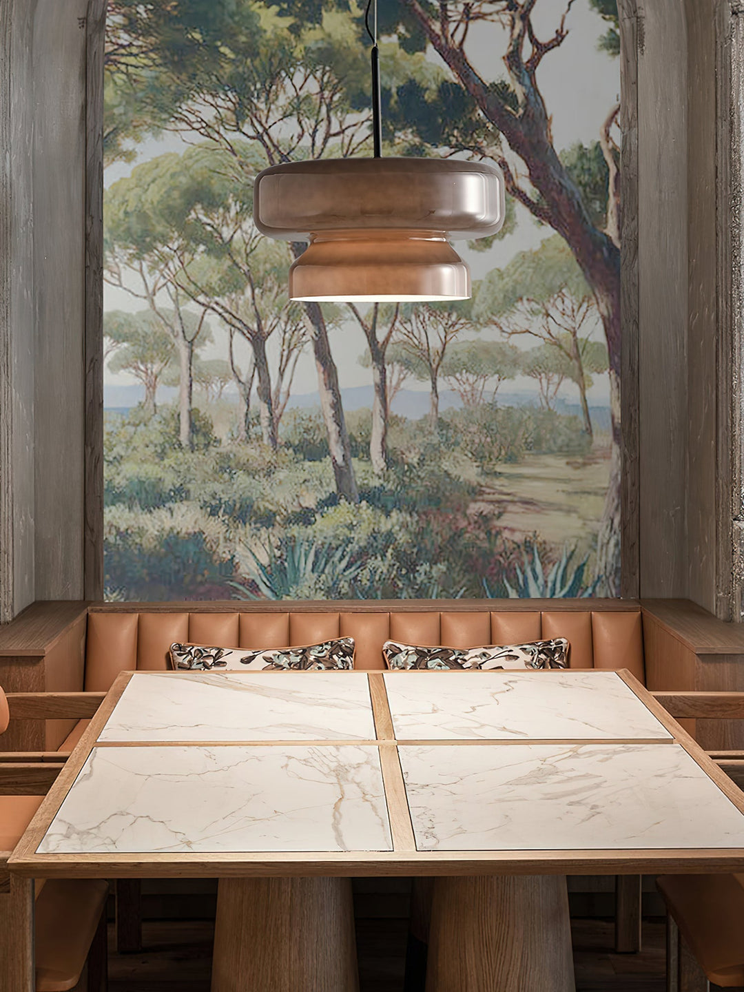 Retro LED Hanglamp van Glas