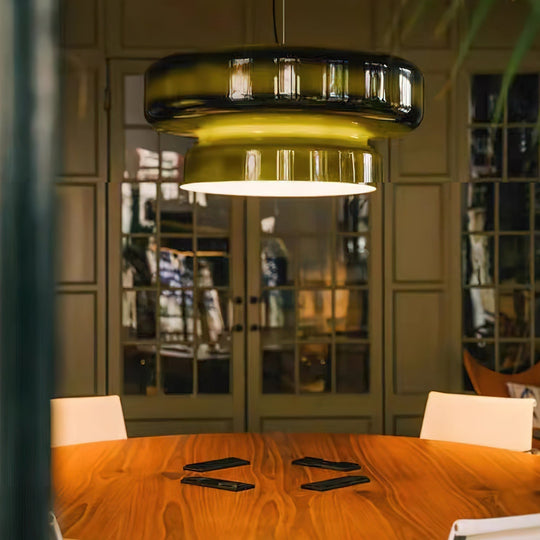 Retro LED Hanglamp van Glas