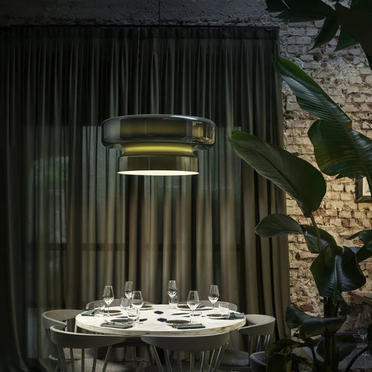 Retro LED Hanglamp van Glas