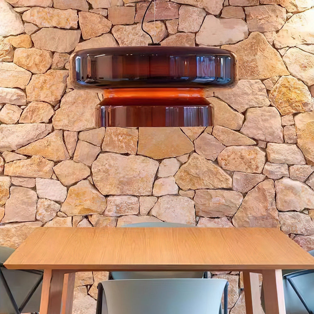 Retro LED Hanglamp van Glas