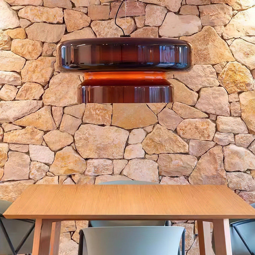 Retro LED Hanglamp van Glas