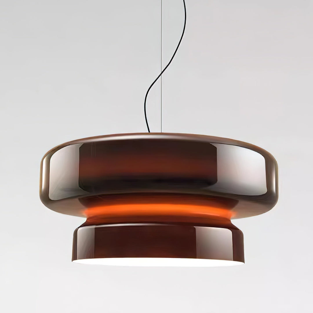 Retro LED Hanglamp van Glas