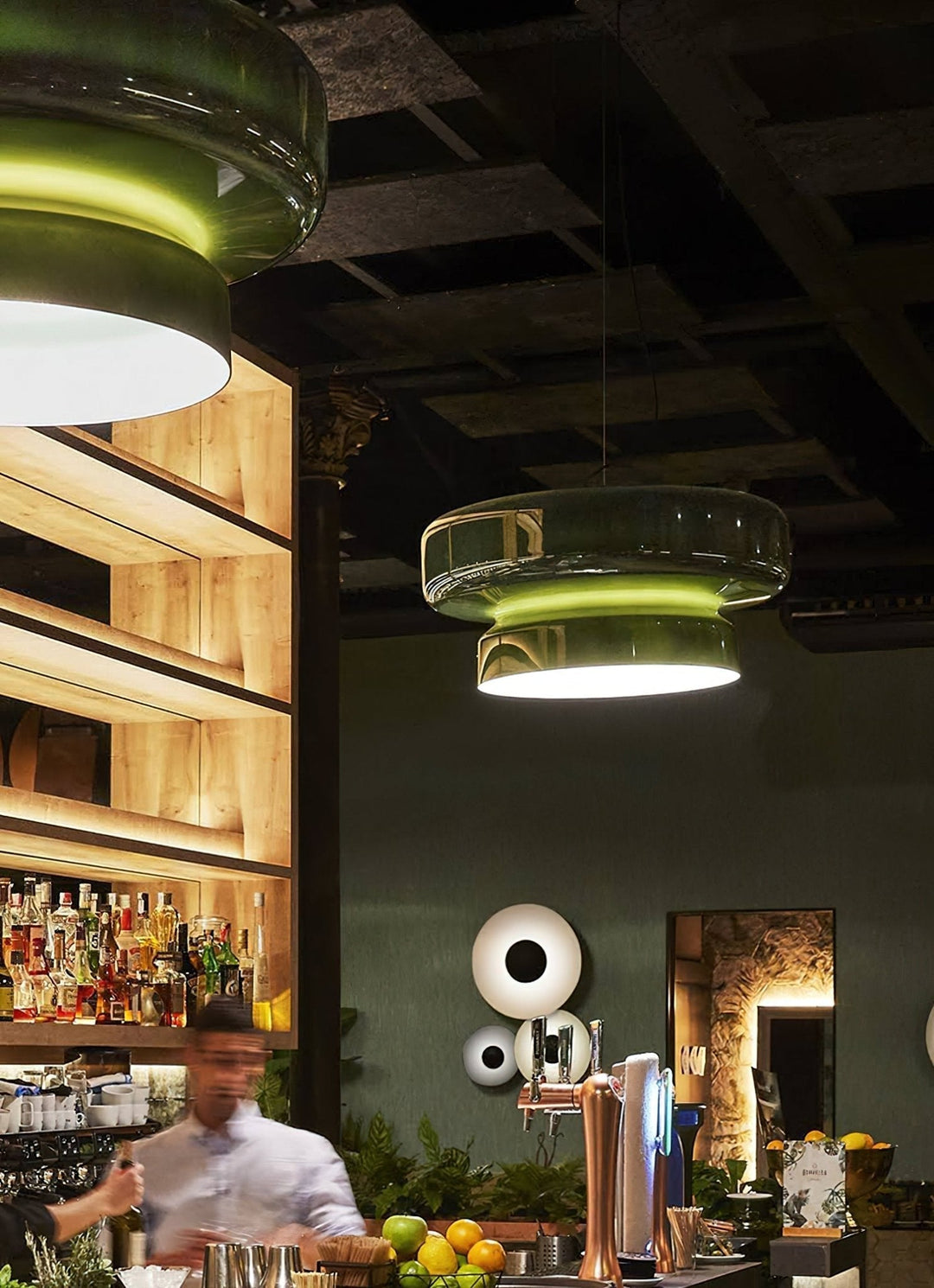 Retro LED Hanglamp van Glas