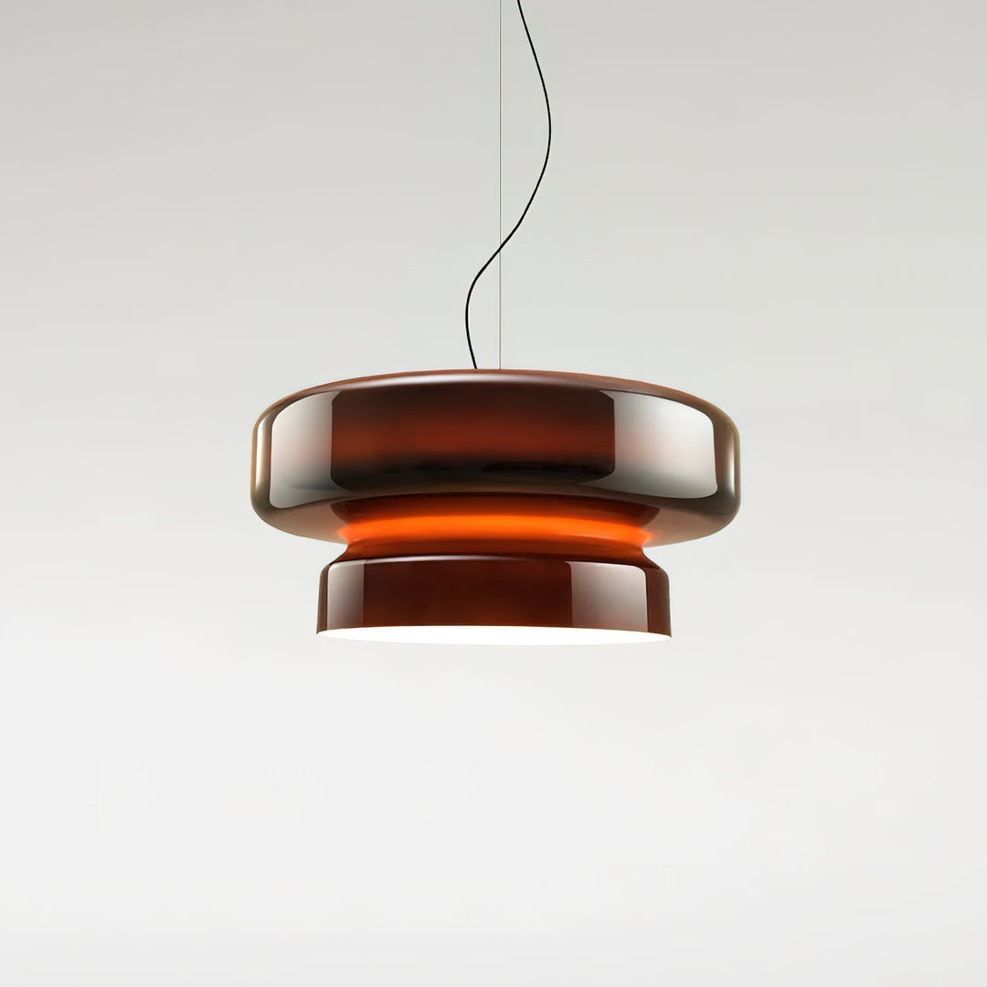 Retro LED Hanglamp van Glas