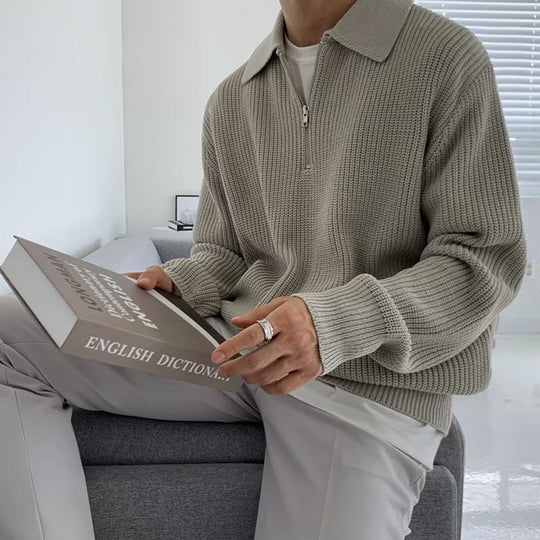 Monaco Zip-Up Sweater