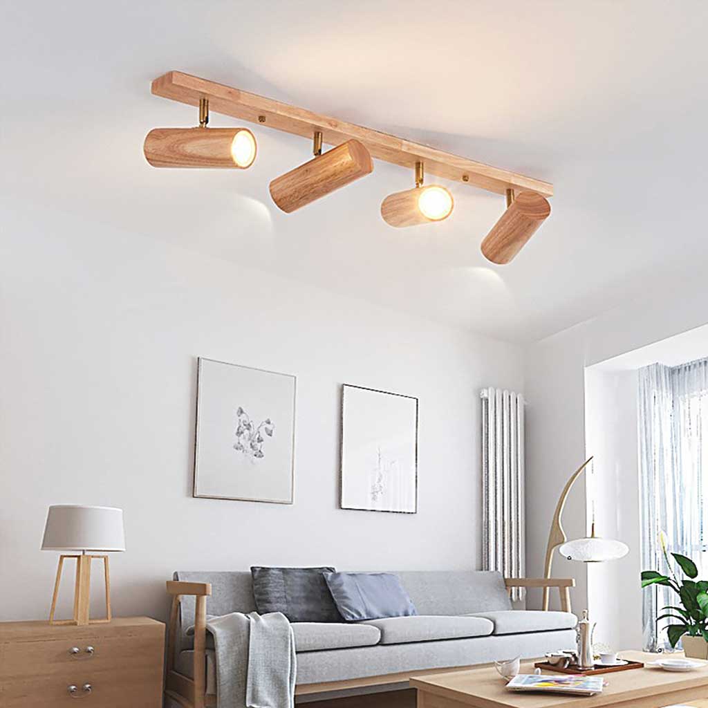 Scandinavische Houten Plafondlamp