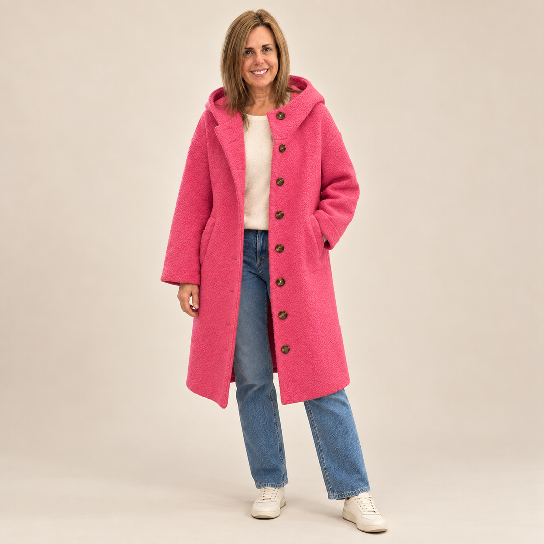 Liora™ | Gezellige oversized wollen jas