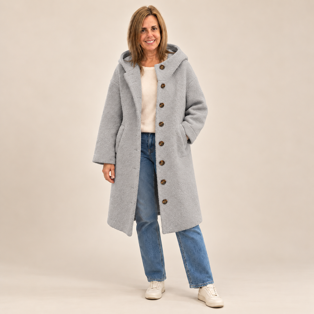 Liora™ | Gezellige oversized wollen jas