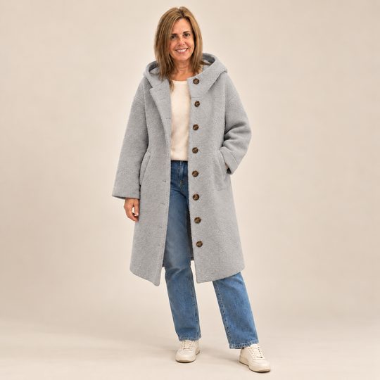 Liora™ | Gezellige oversized wollen jas