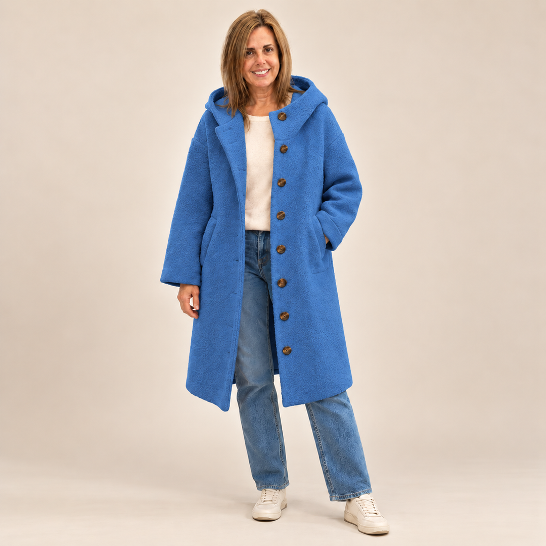 Liora™ | Gezellige oversized wollen jas