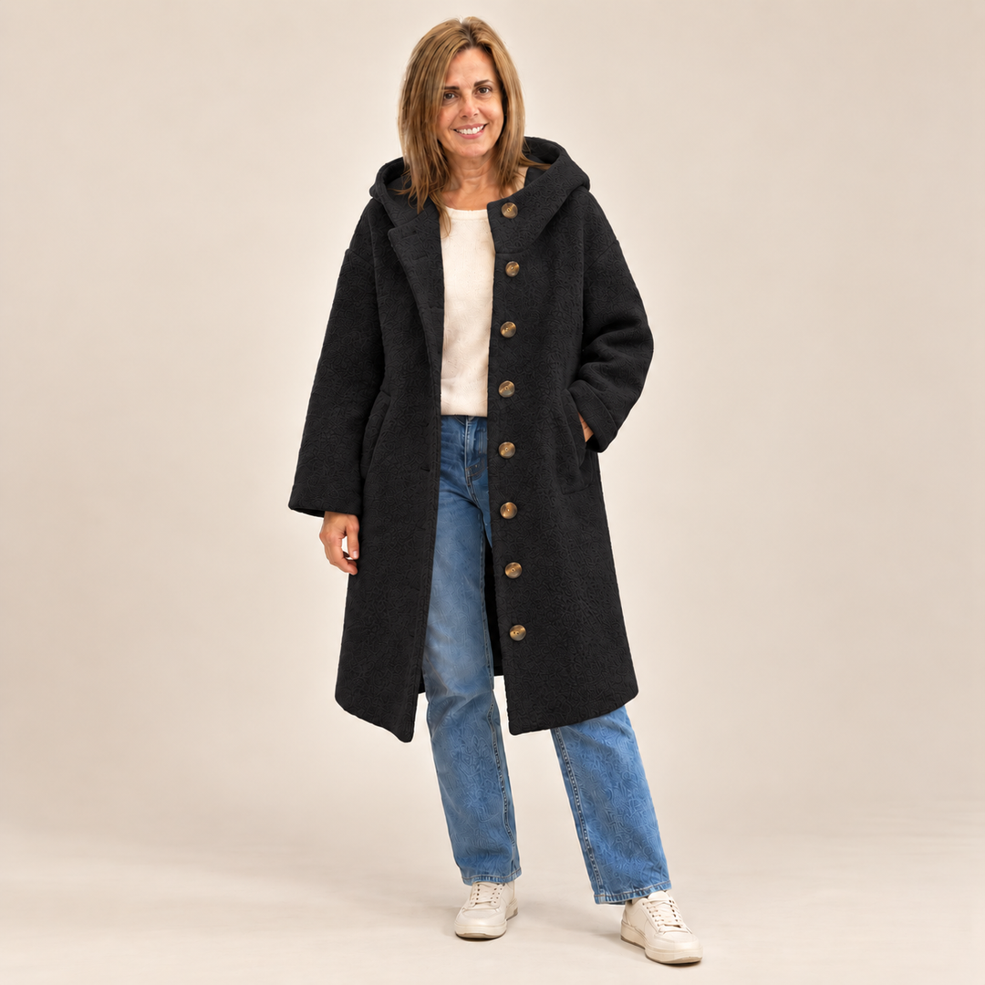 Liora™ | Gezellige oversized wollen jas