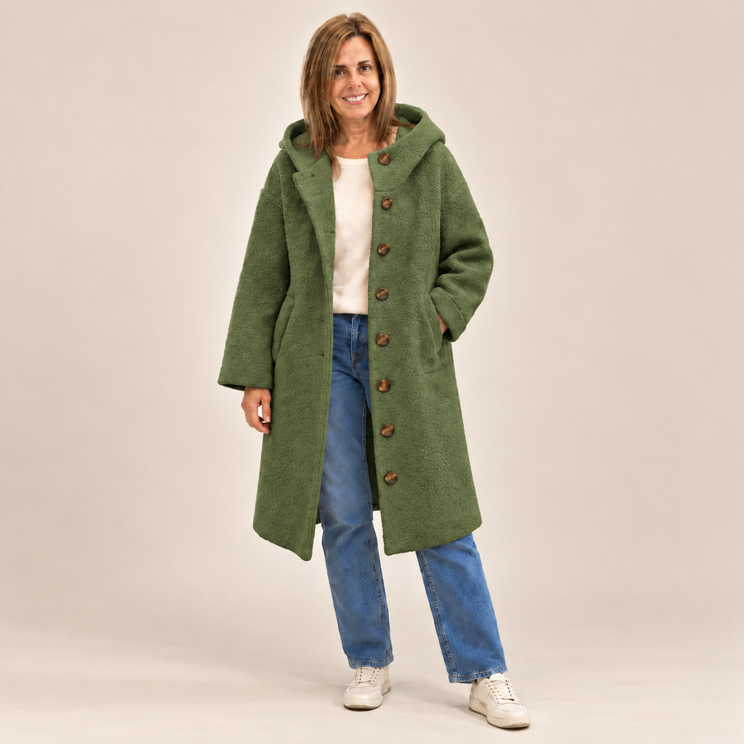 Liora™ | Gezellige oversized wollen jas