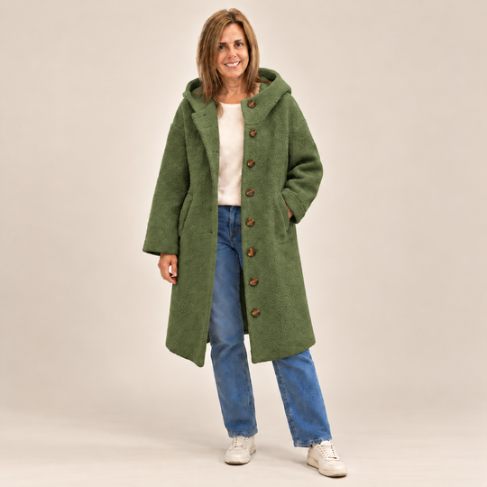 Liora™ | Gezellige oversized wollen jas