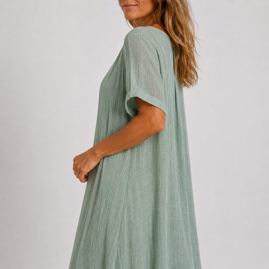 Violet™ | Soepelvallende Maxi Jurk