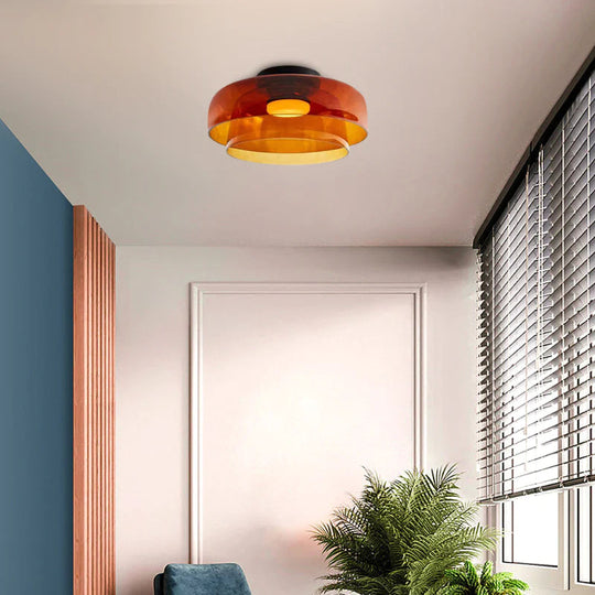 Moderne Designer Glas Plafondlamp