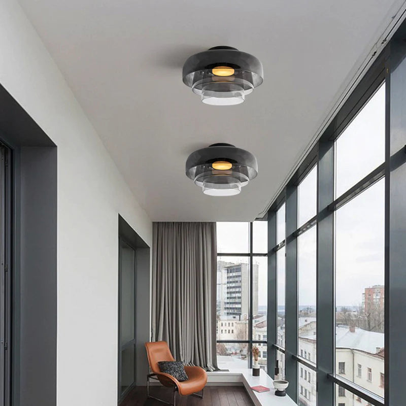 Moderne Designer Glas Plafondlamp