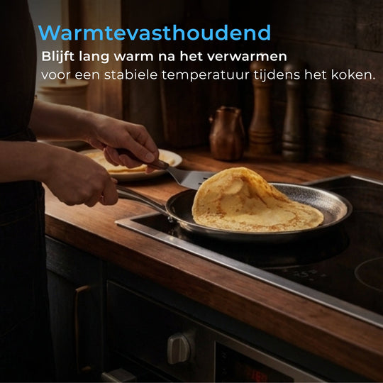 Gehamerde Titanium Crêpepan