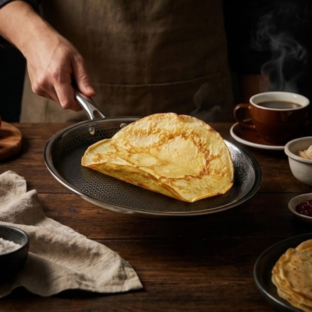 Gehamerde Titanium Crêpepan