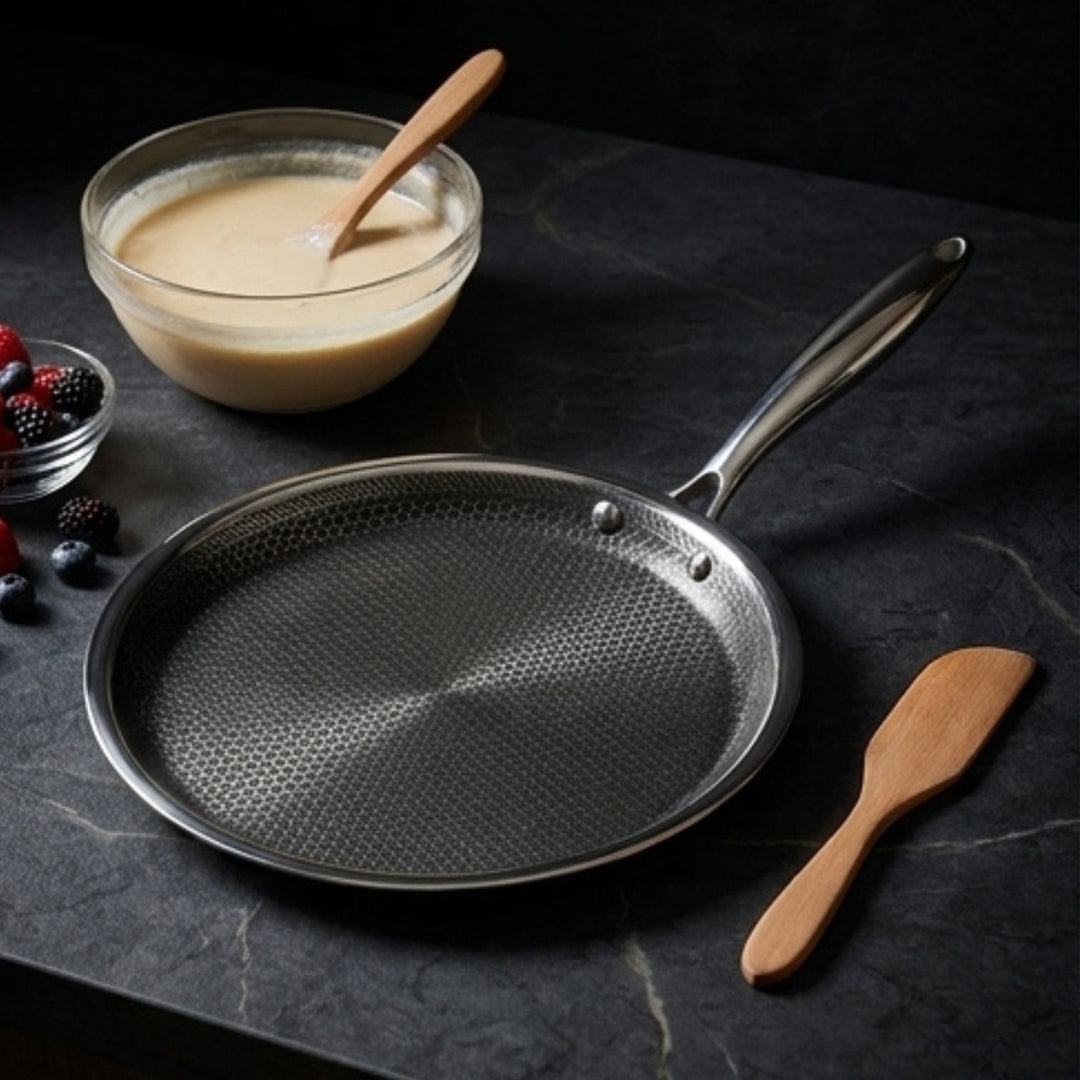 Gehamerde Titanium Crêpepan