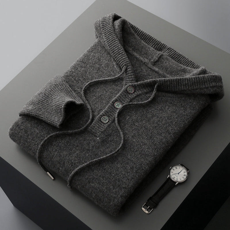 Stijlvolle merinowollen hoodie
