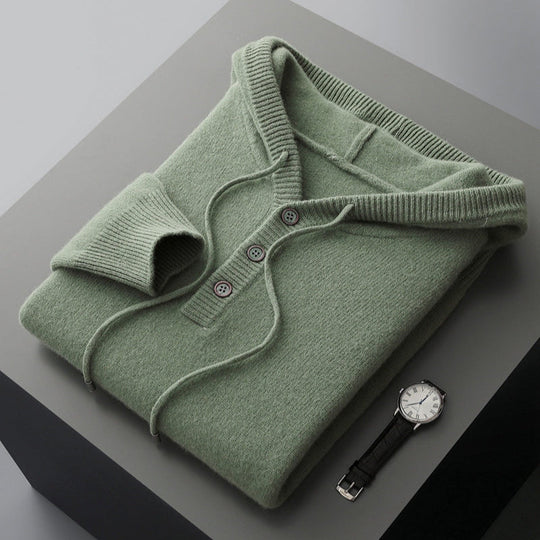 Stijlvolle merinowollen hoodie