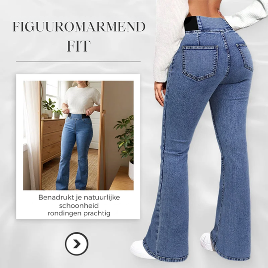 Tara™ | Moderne stretch flare jeans