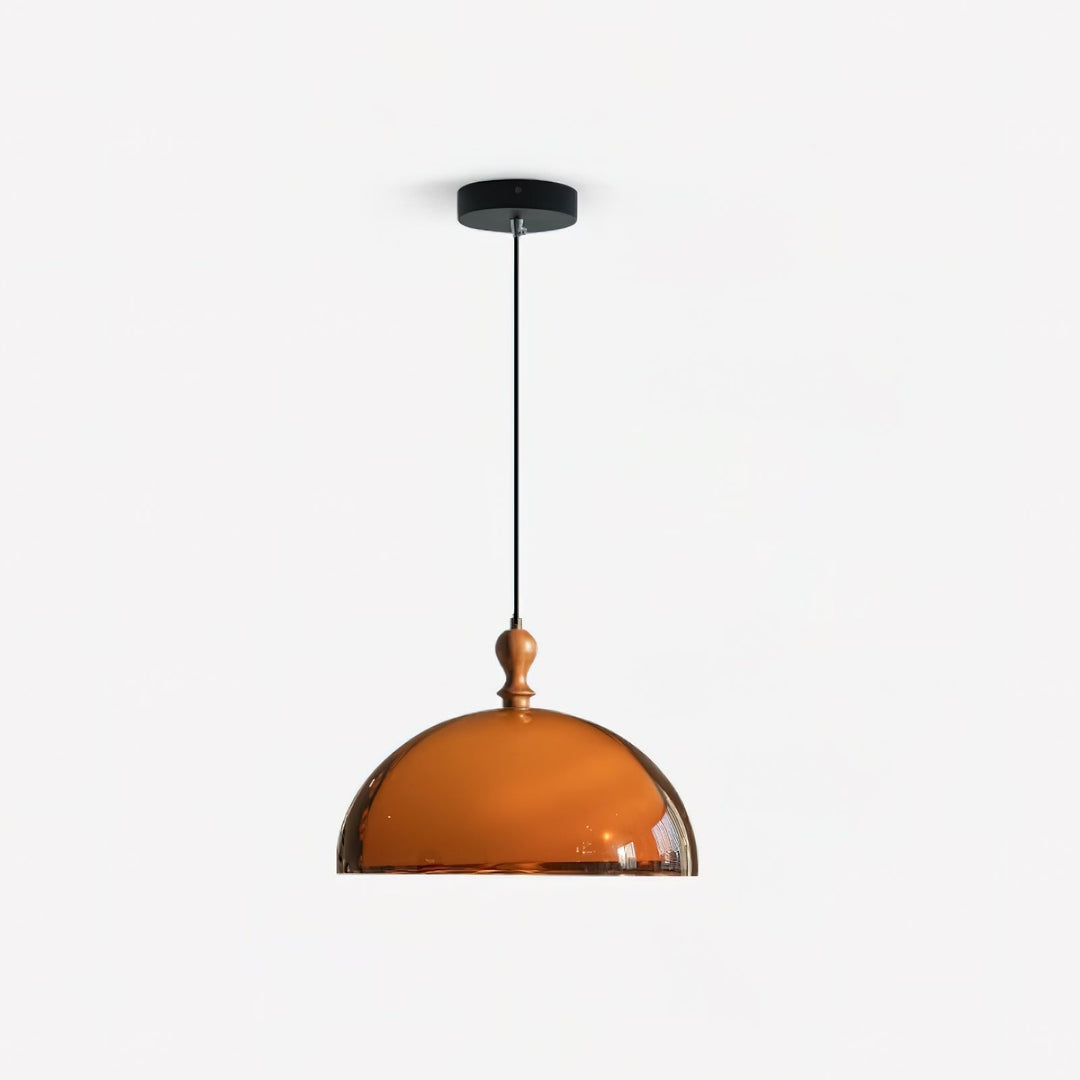 Hanglamp van Walnoothout & Acryl – Klassiek & Modern