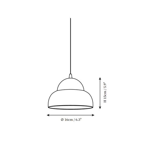 Houten Hanglamp Met Messing Accenten | Moderne Japandi Plafondlamp